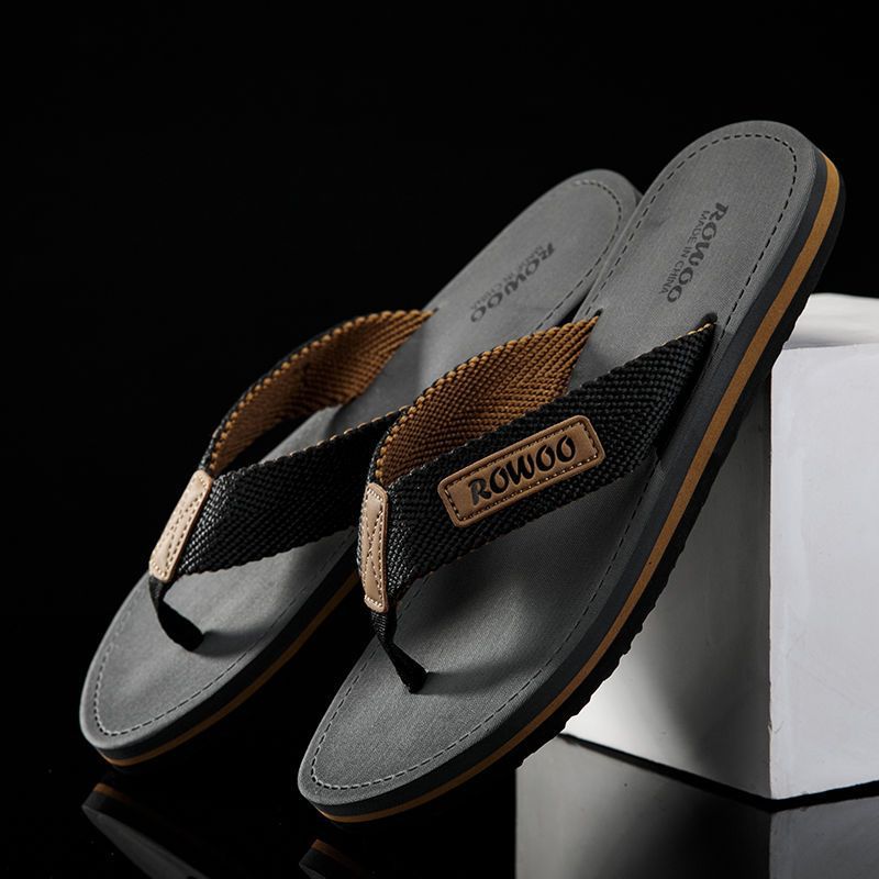 Herren-Strandsandalen mit Stoffriemen