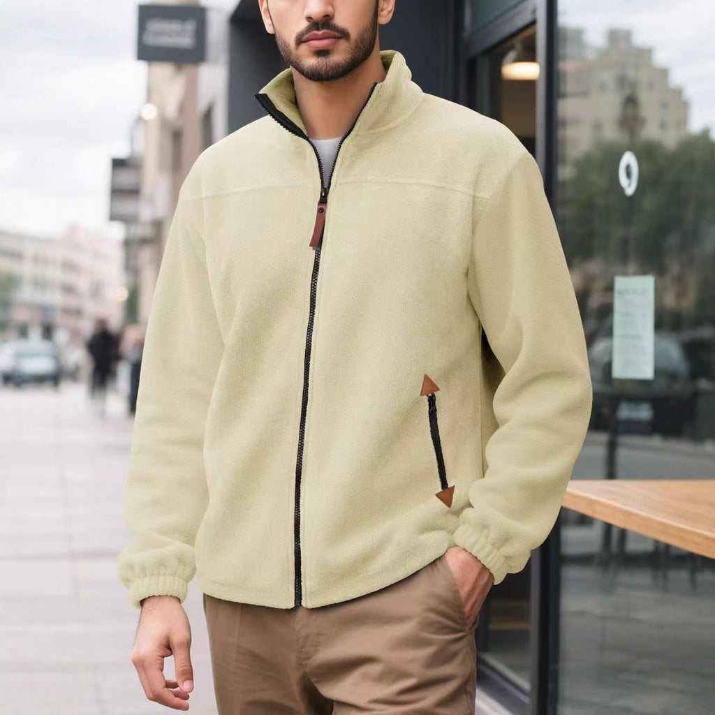 Herren Fleece-Thermo-Hoodie mit Reissverschluss