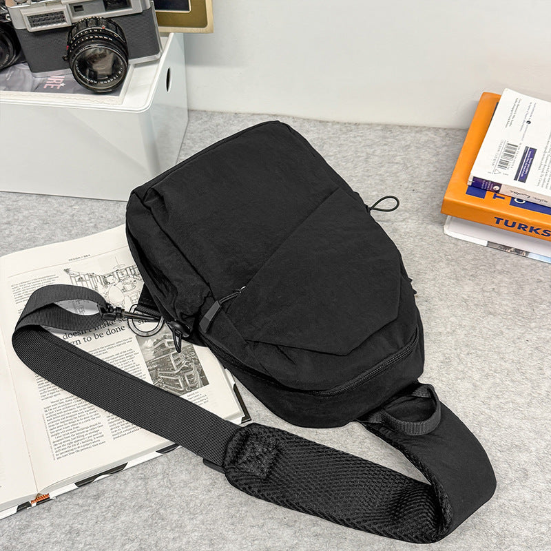 Crossbody Tasche aus Polyester – schwarz, grün, grau, khaki – Bild 8 | LuxeStyle