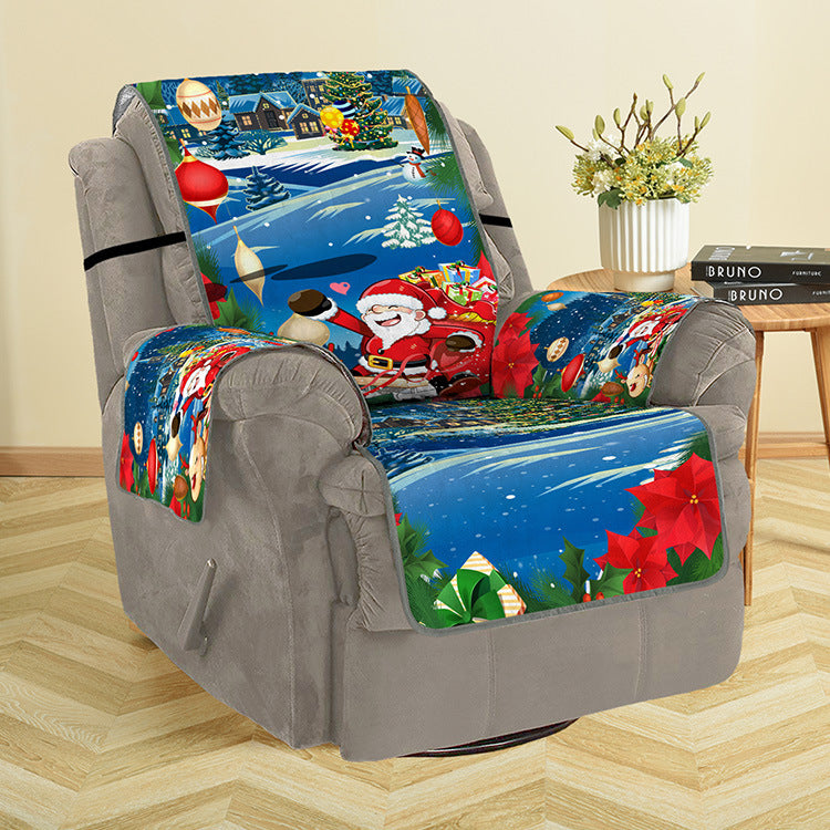 Sofa-Kissenbezug mit Weihnachts-Digitaldruck