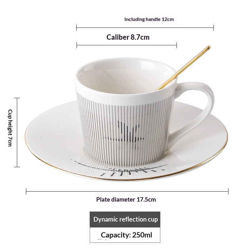 Dynamische Reflexion Keramik-Kaffeetasse