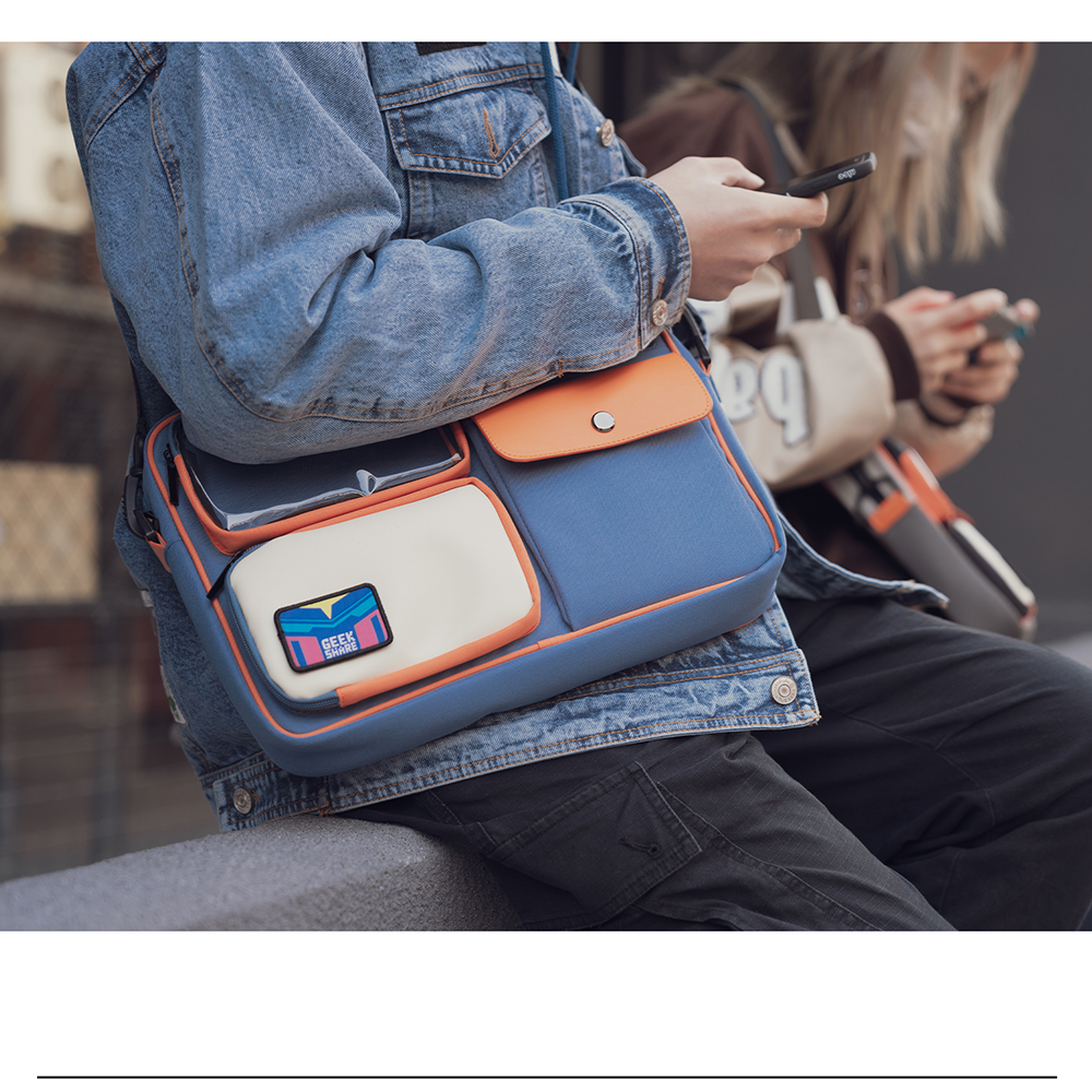 Multifunktionale Retro Umhängetasche – Bild 5 | LuxeStyle