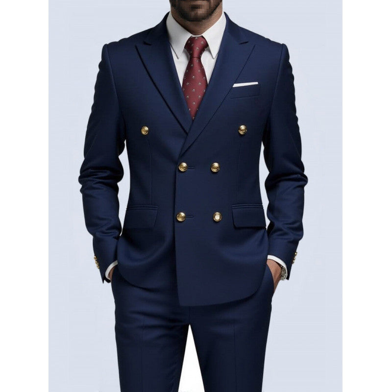 Herren Zweireiher Sakko Casual – Ansicht 8