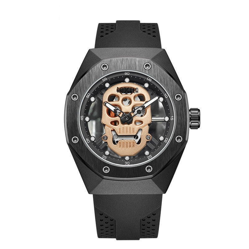 Totenkopf Sportuhr aus Silikon – Bild 5 | LuxeStyle