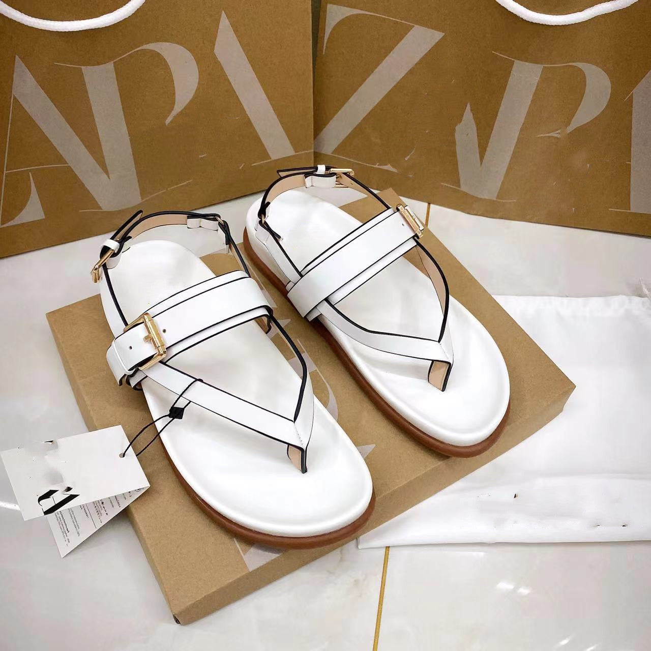 Chunky Casual Sandalen mit Kreuzriemen