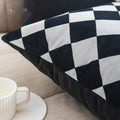 Samt Kissenhülle mit Geometrischem Muster – Bild 2 | LuxeStyle