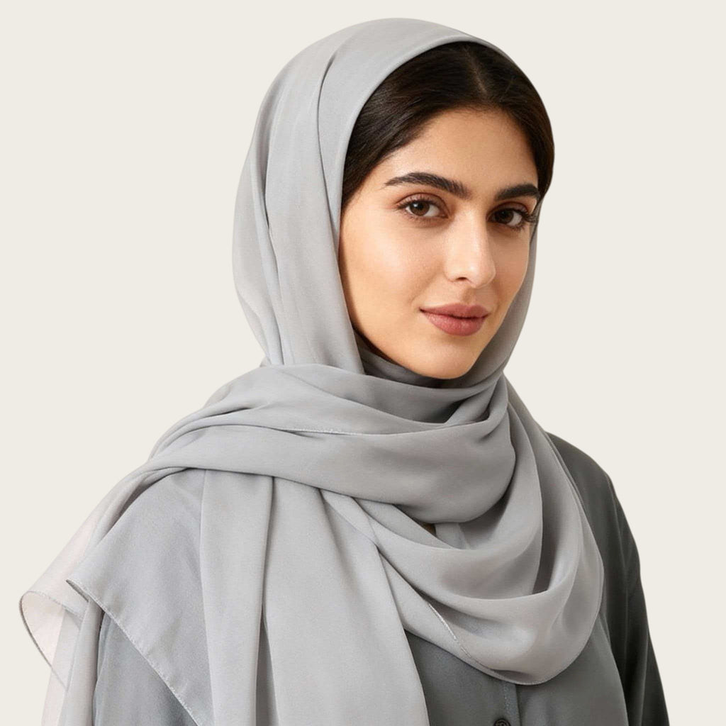 Samt-Chiffon Schal – Bild 8 | LuxeStyle
