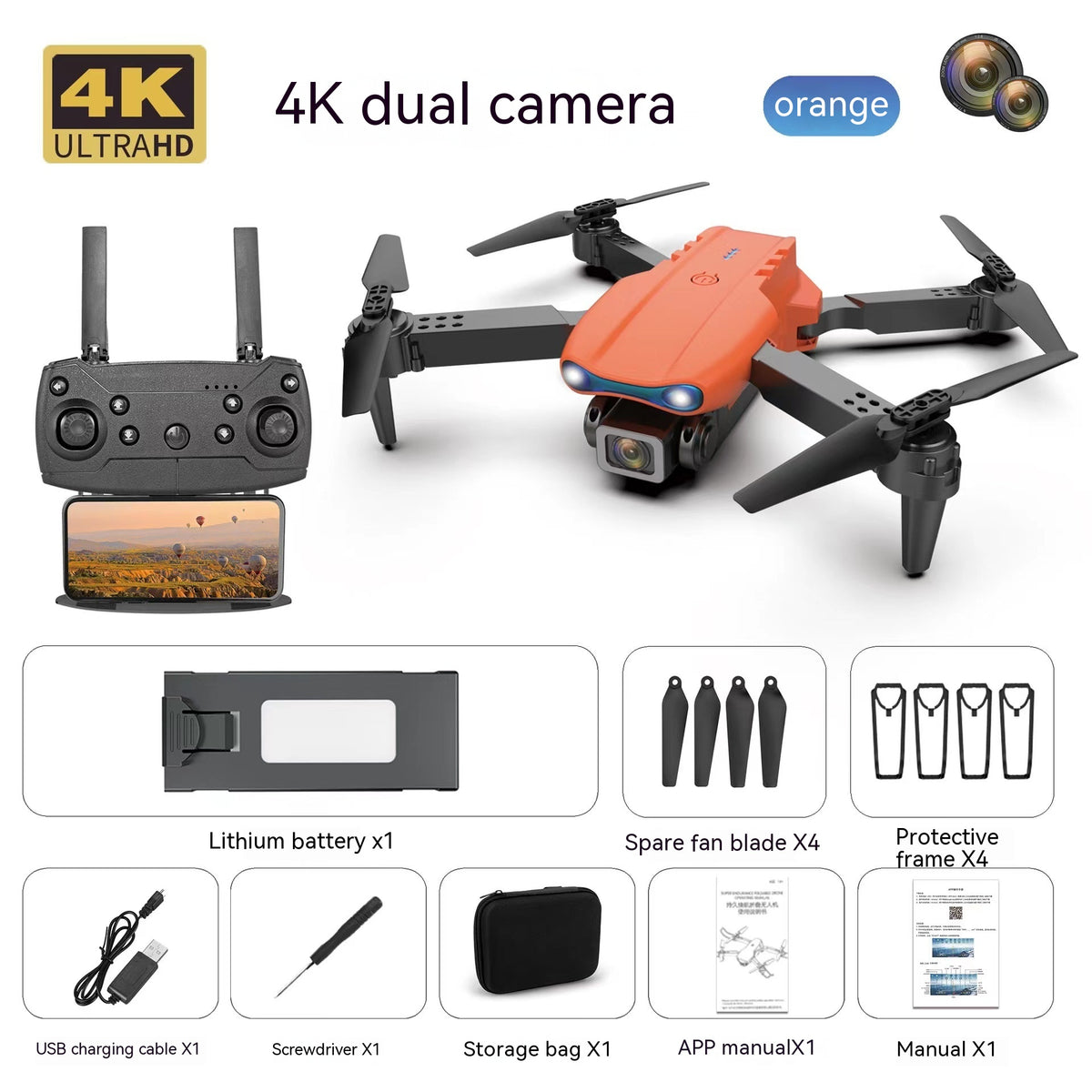 E99pro Mini-Drohne mit 4K Dual-Kamera – Bild 8 | LuxeStyle