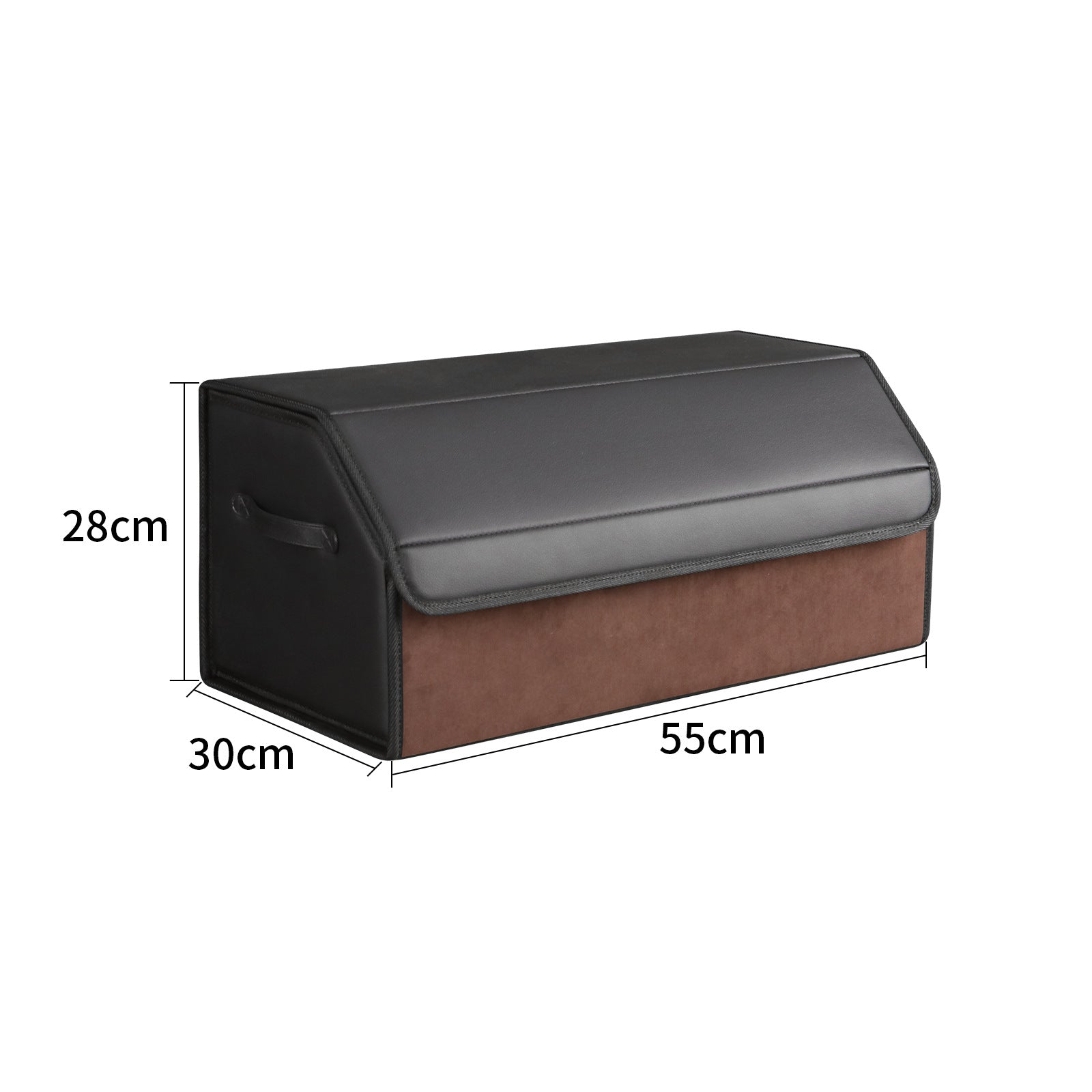 Aufbewahrungsbox aus Suede