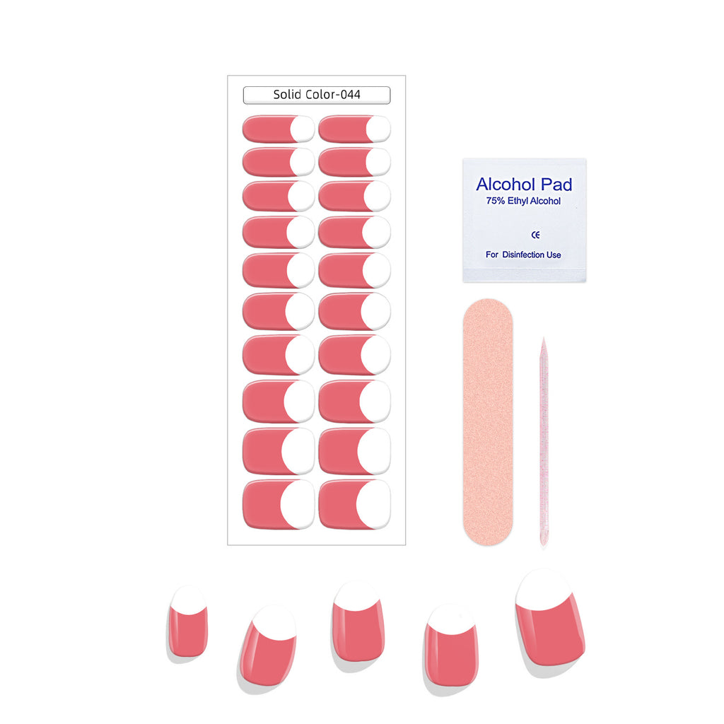Französische Nagelsticker