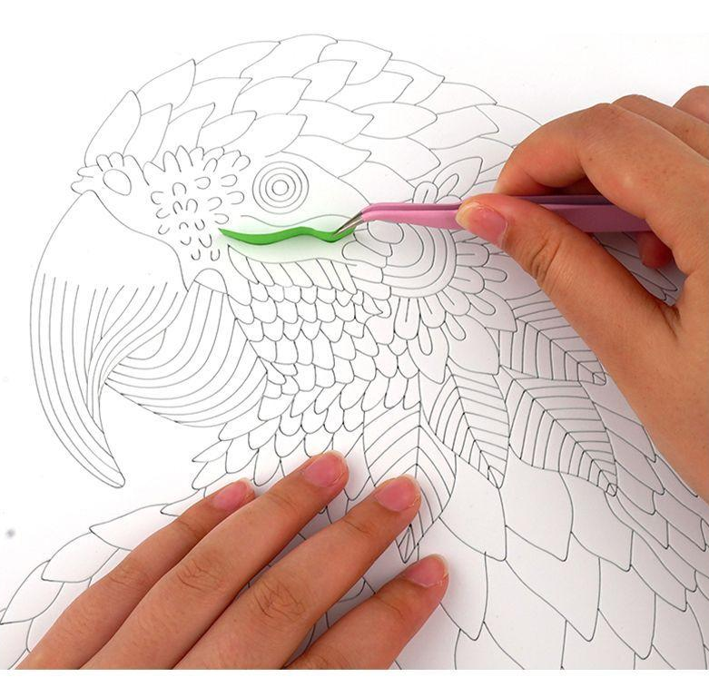 Quilling Papier Malerei DIY-Set