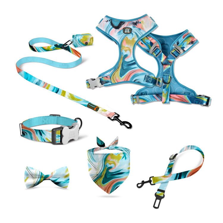 Hundeleine mit Halsband und Brustgeschirr | LuxeStyle