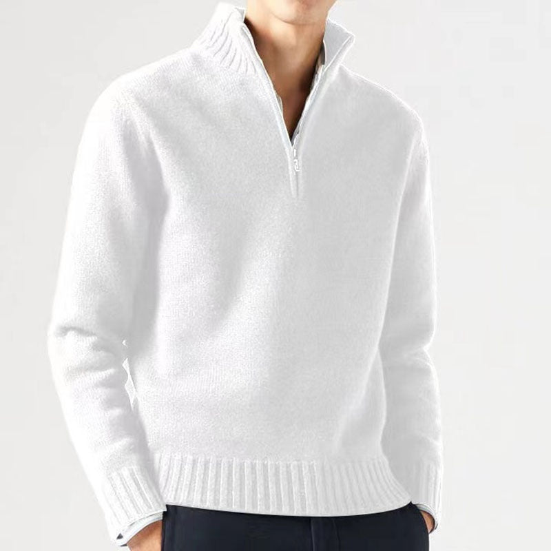 Winterpullover Slim Fit Wollmischung