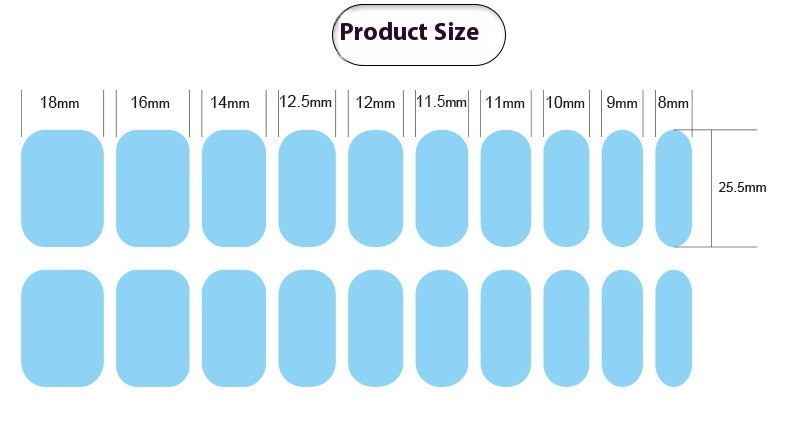 Gel-Nagelsticker für Fototherapie | LuxeStyle