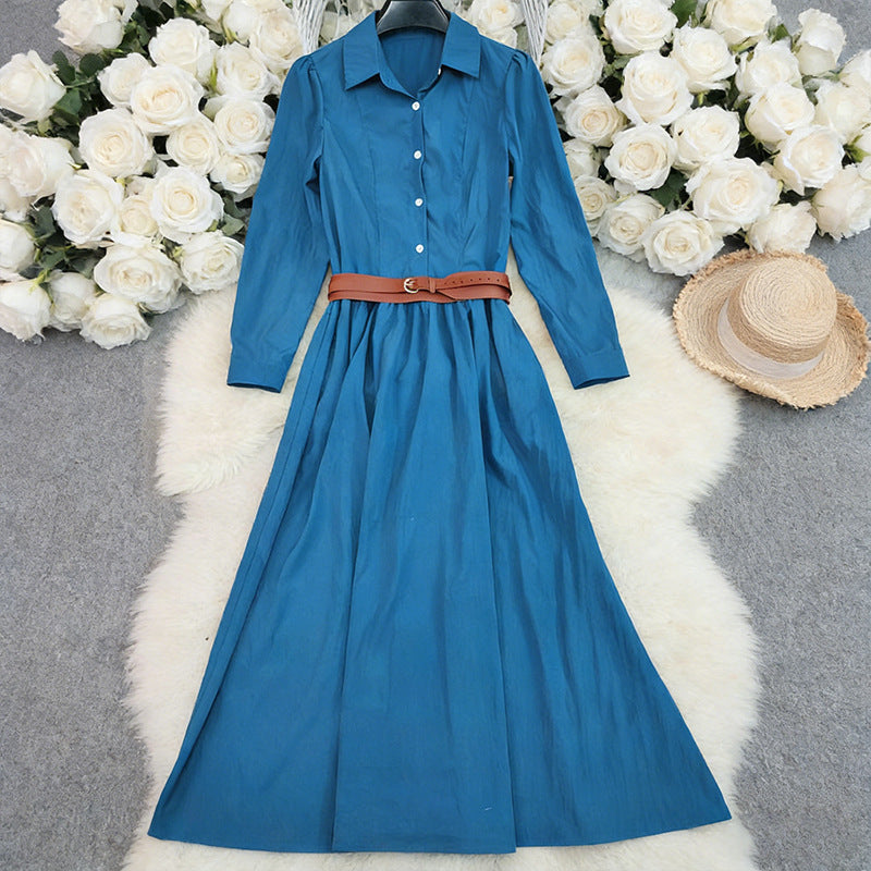 Elegantes Vintage Midi-Kleid mit langen Ärmeln | LuxeStyle