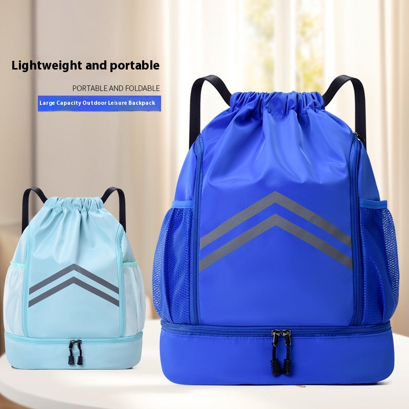 Sportrucksack mit Kordelzug und Reflektoren – Bild 10 | LuxeStyle