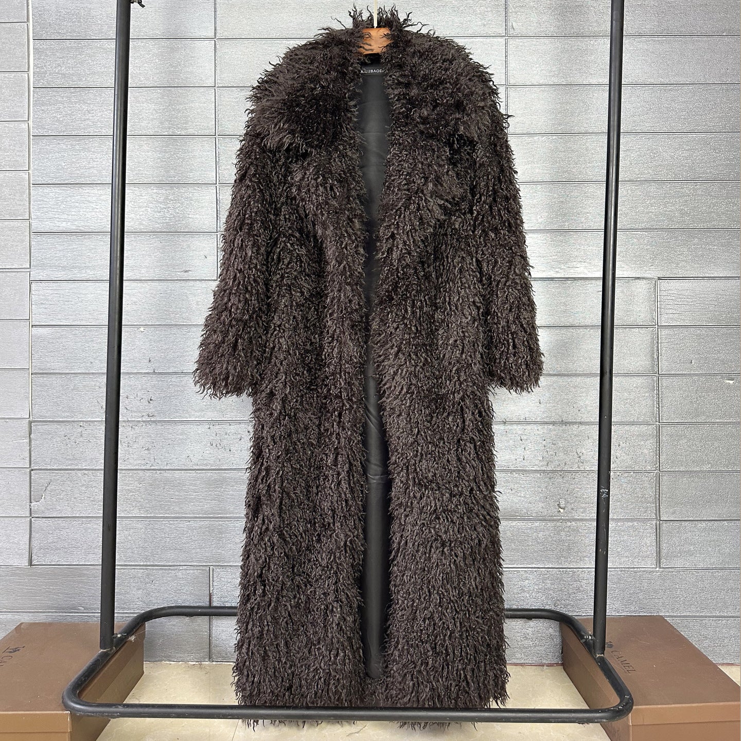 Eleganter Wollmantel mit Revers für Damen