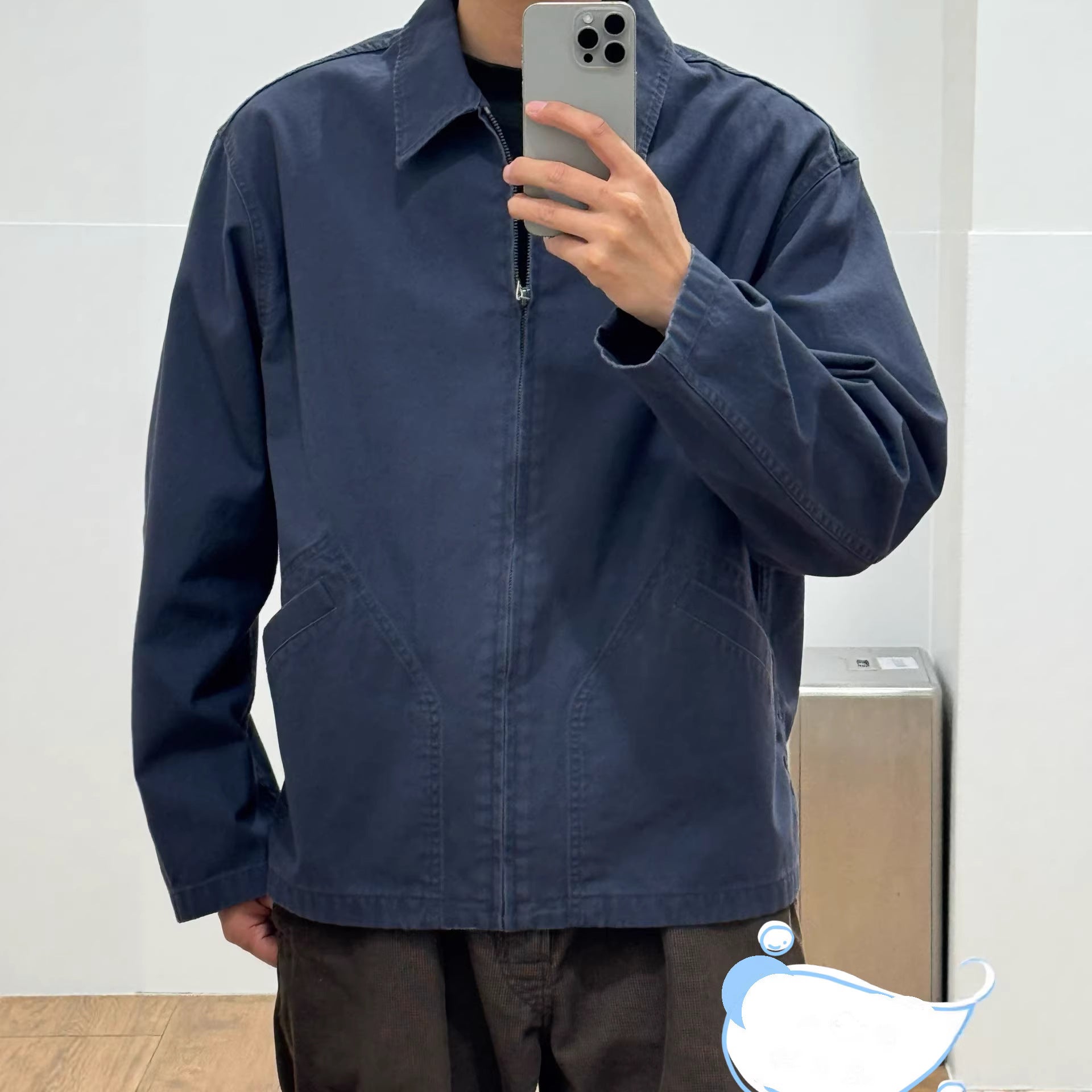Freizeit-Zip-Jacke für Herren – Ansicht 2