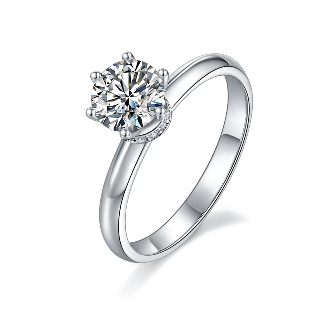 Moissanite Verlobungsring