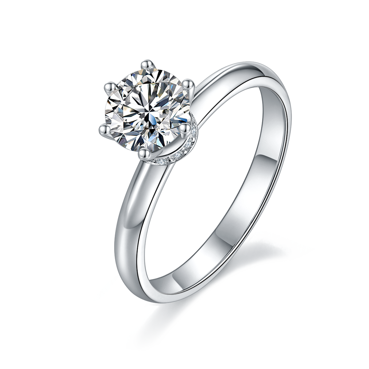 Moissanite Verlobungsring