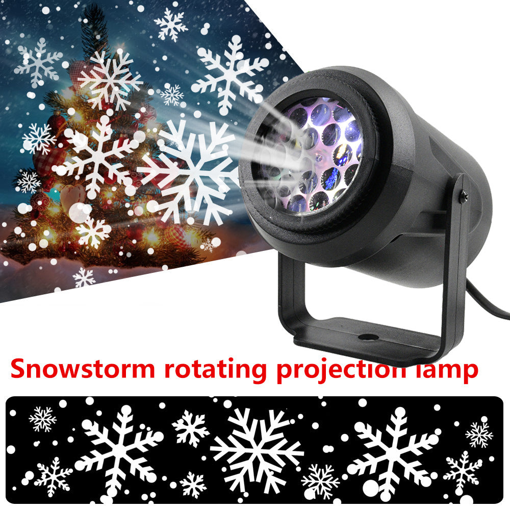 LED Projektor Lampe mit Schneeflocken-Effekt – Bild 2 | LuxeStyle