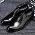 Business-Lederschuhe mit spitzer Zehenpartie