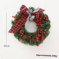 Weihnachtsgirlande mit Bogenkranz – PVC | LuxeStyle