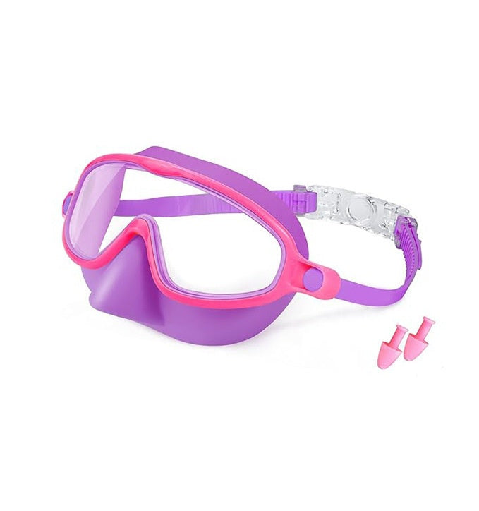 Schwimmbrille für Kinder mit Nasenschutz