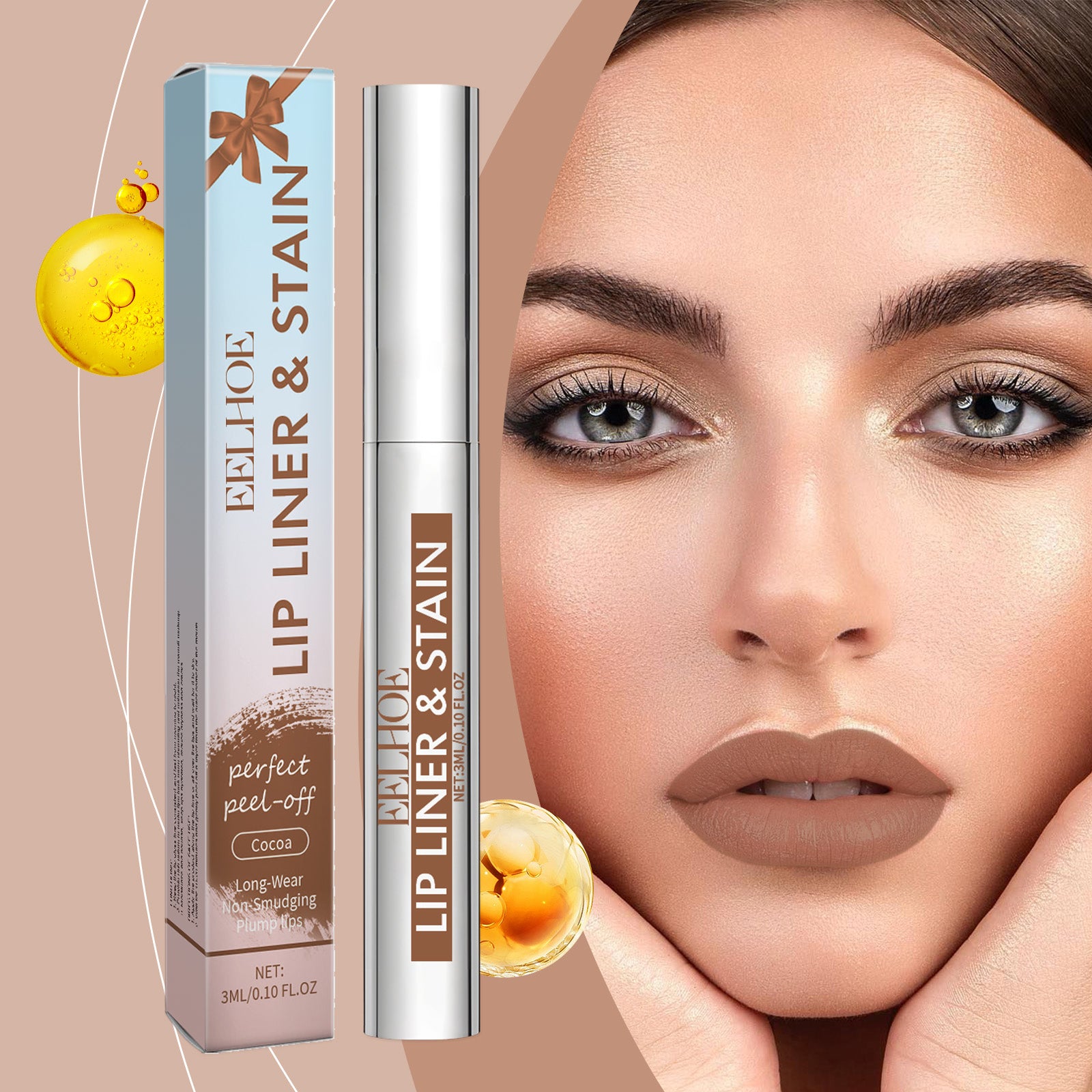 Peel-off Lip Gloss Kakao 3ml