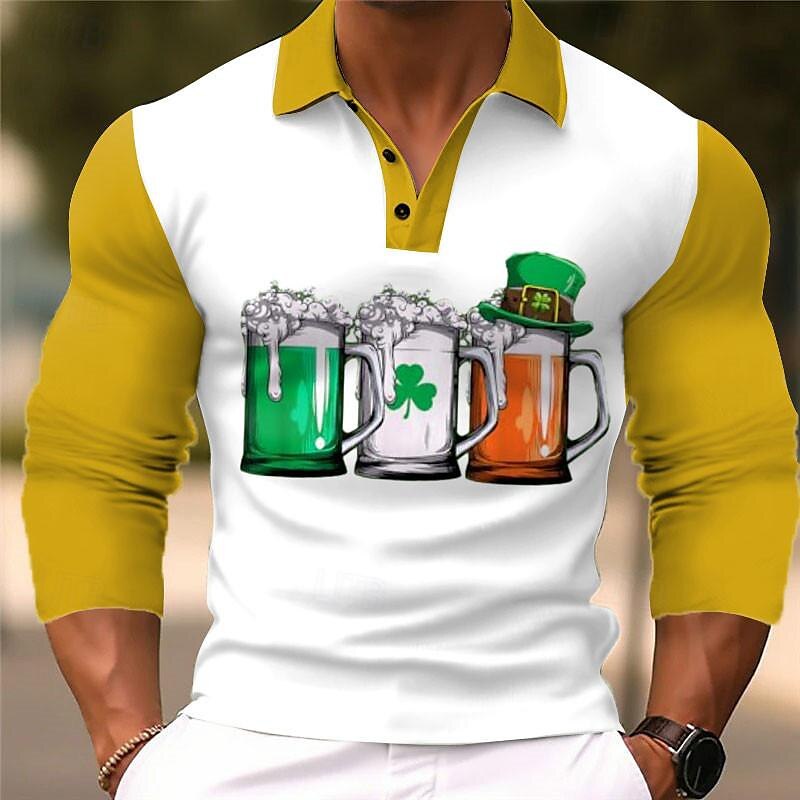 Langarm Polo-Shirt mit Knopfleiste – Bild 16 | LuxeStyle