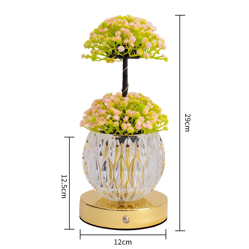Sternen-Nachtlicht mit Vase und Schleierkraut – Bild 6 | LuxeStyle