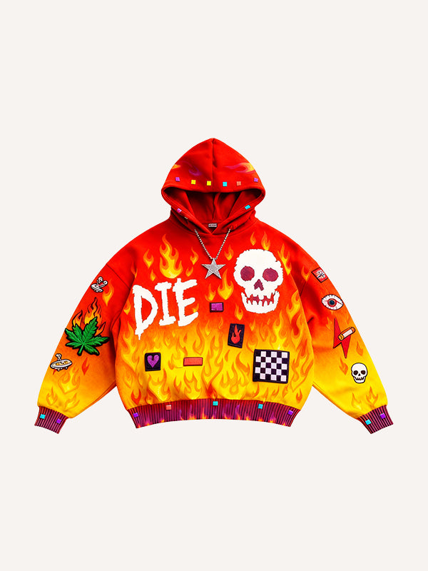 3D Muster Hoodie für Herren