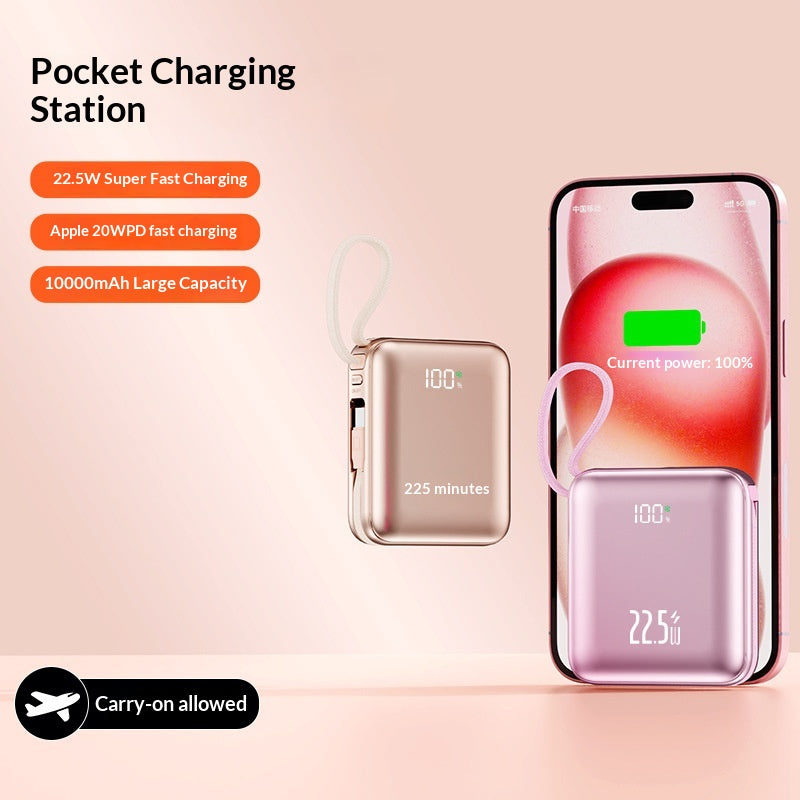 Powerbank mit 10000mAh und Dual-Kabel