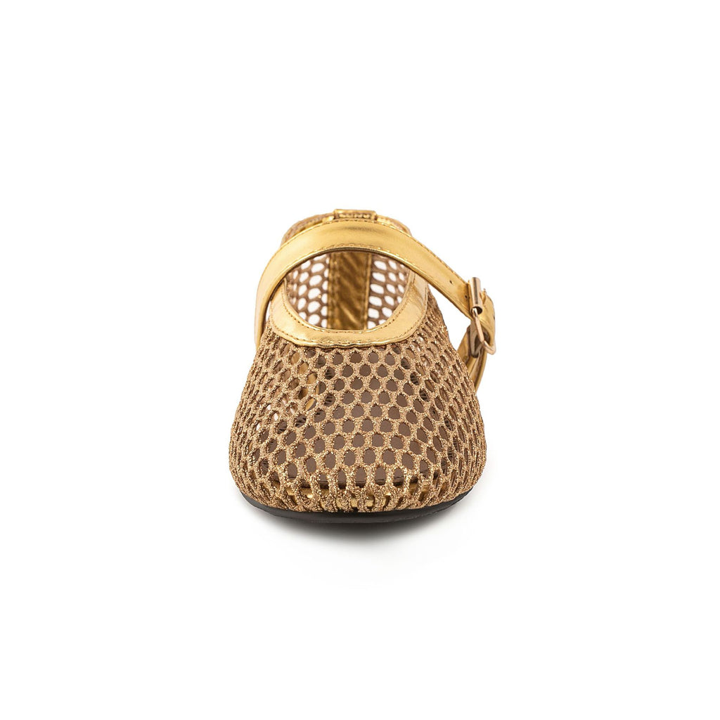 Mary Jane Mesh-Ballerinas mit Knöchelschnalle – Bild 12 | LuxeStyle