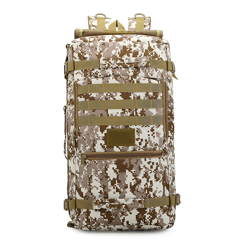 Tarnfarbener Outdoor-Rucksack (36-55L) – Bild 6 | LuxeStyle