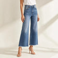 High Waist Straight Leg Jeans