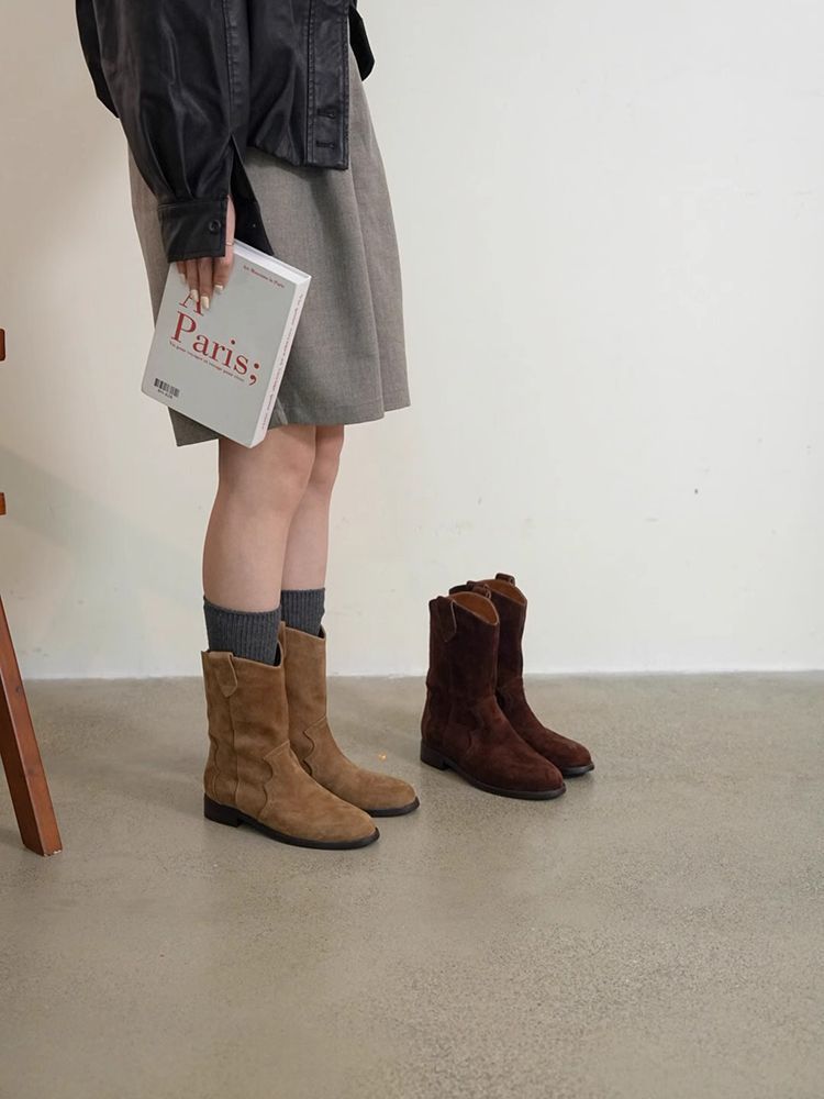Retro Slip-On Ankle-Boots in drei Farben – Bild 5 | LuxeStyle