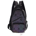 Geometrischer Rucksack mit Rautenmuster | LuxeStyle