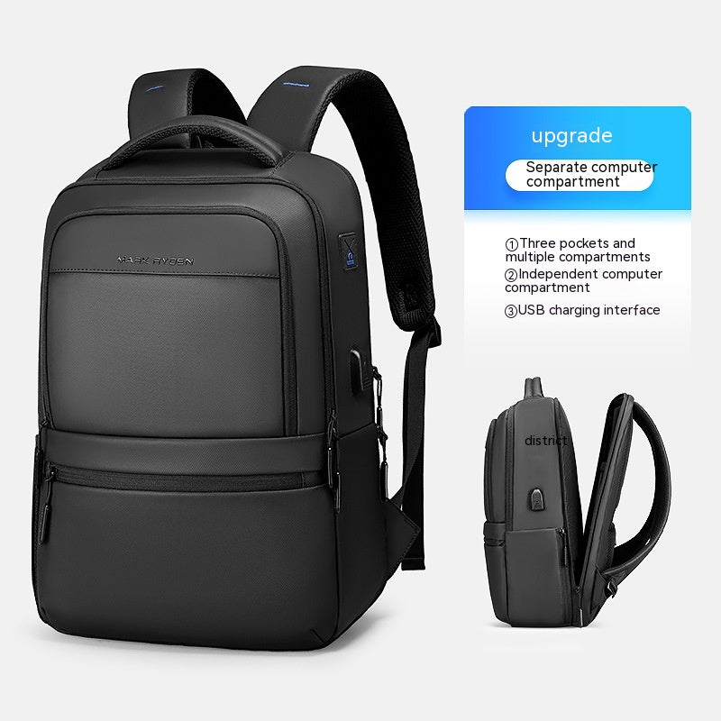 Business Rucksack 15.6 Zoll – Elegant Schwarz – Bild 7 | LuxeStyle