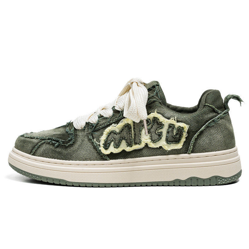 Denim Freizeitschuhe mit dicker Sohle – Bild 4 | LuxeStyle