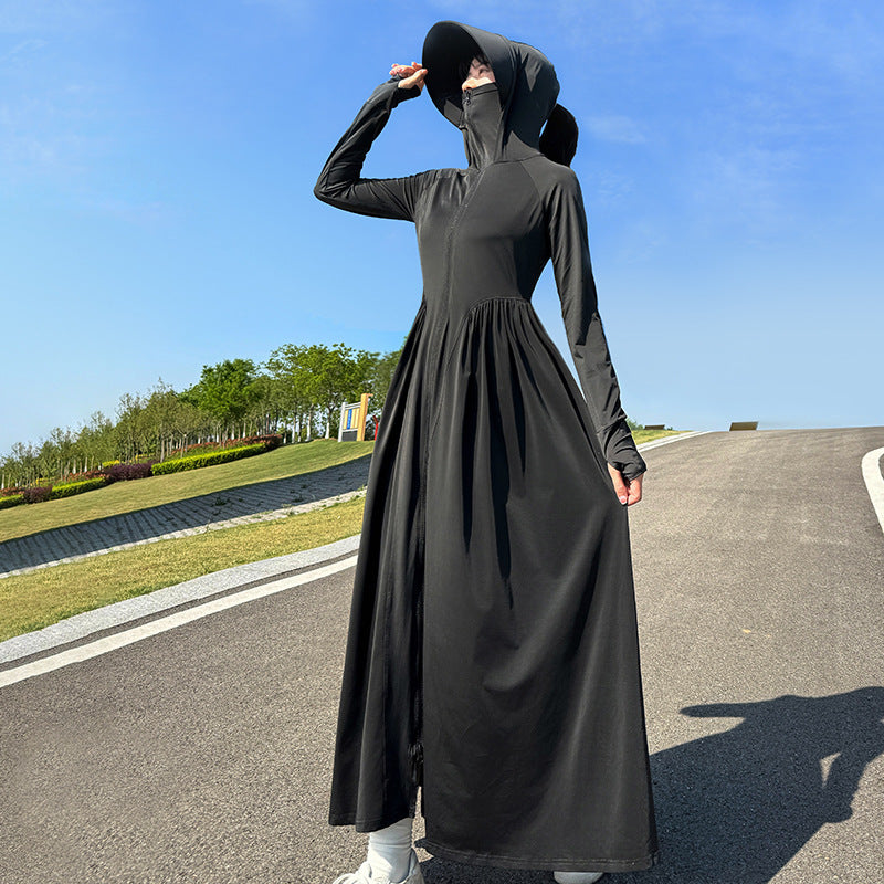 UV-Schutz Sommerkleid mit Taillenbetonung