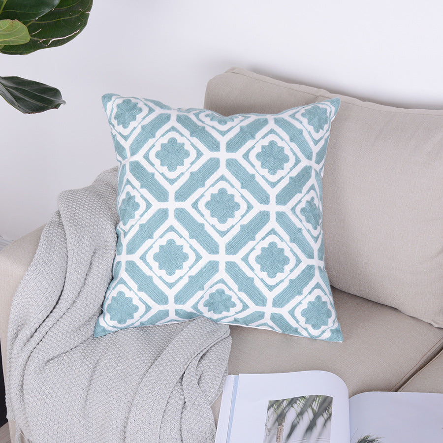 Geometrischer Kissenbezug (45x45 cm) | LuxeStyle
