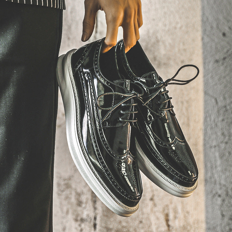 Männer Schuhe aus Leder – schwarze Casual Schuhe – Bild 9 | LuxeStyle