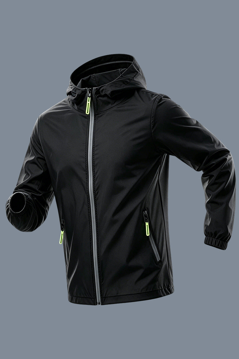 Leichte Outdoor Kapuzenjacke für Herren
