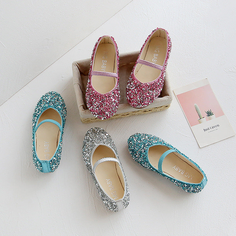 Kinder-Schuhe mit Pailletten