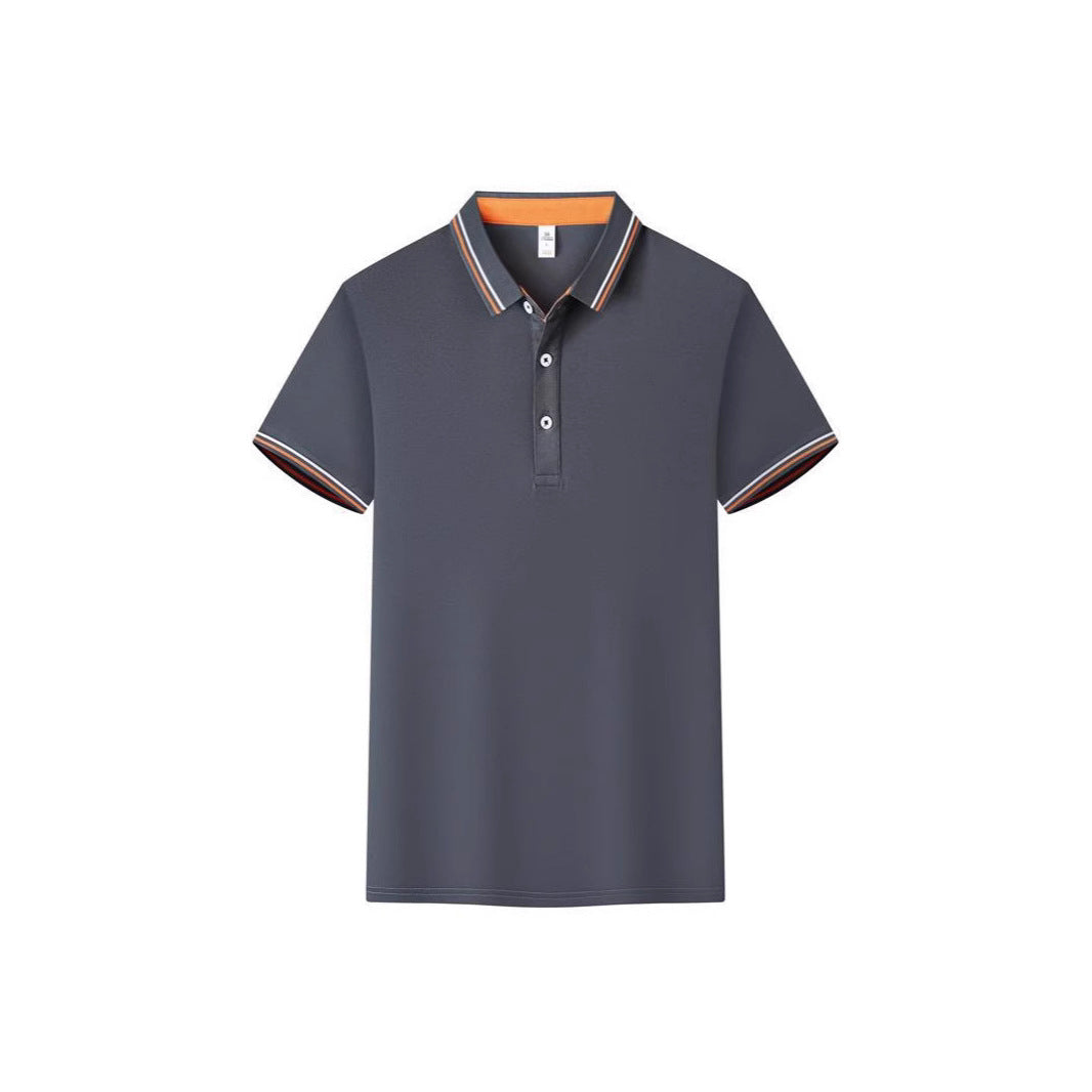 Polo-Shirt aus Baumwollmischung mit Kragen – Bild 8 | LuxeStyle