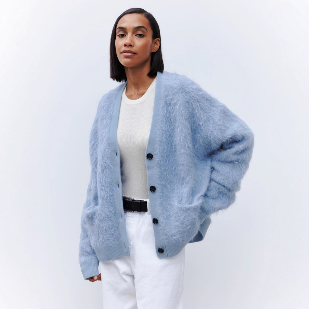 Strick-Cardigan im Relaxed Fit