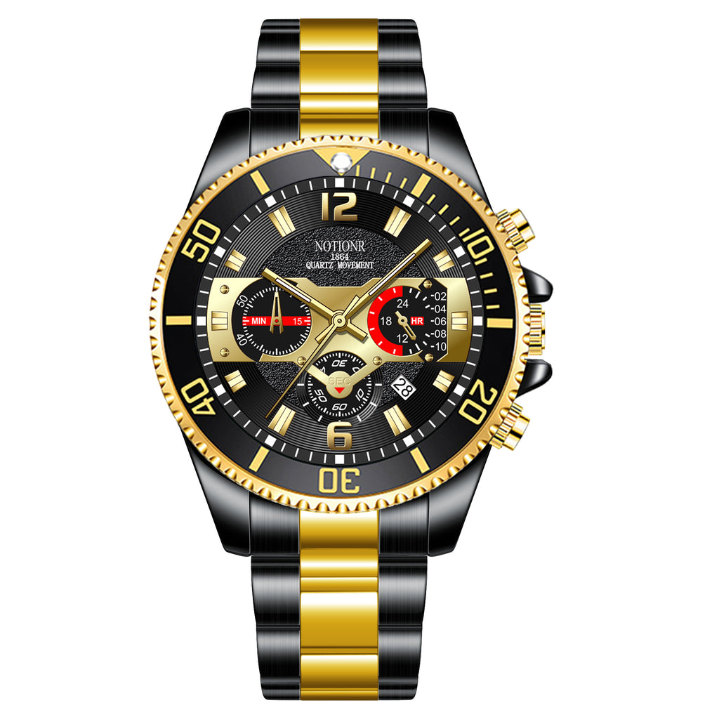 Light Calendar Herrenuhr aus Edelstahl – Bild 3 | LuxeStyle