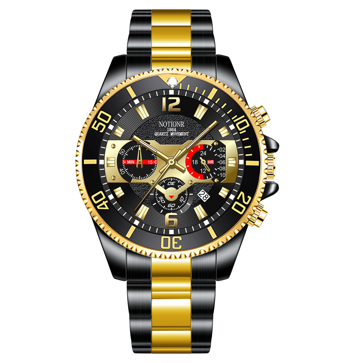 Light Calendar Herrenuhr aus Edelstahl – Bild 3 | LuxeStyle