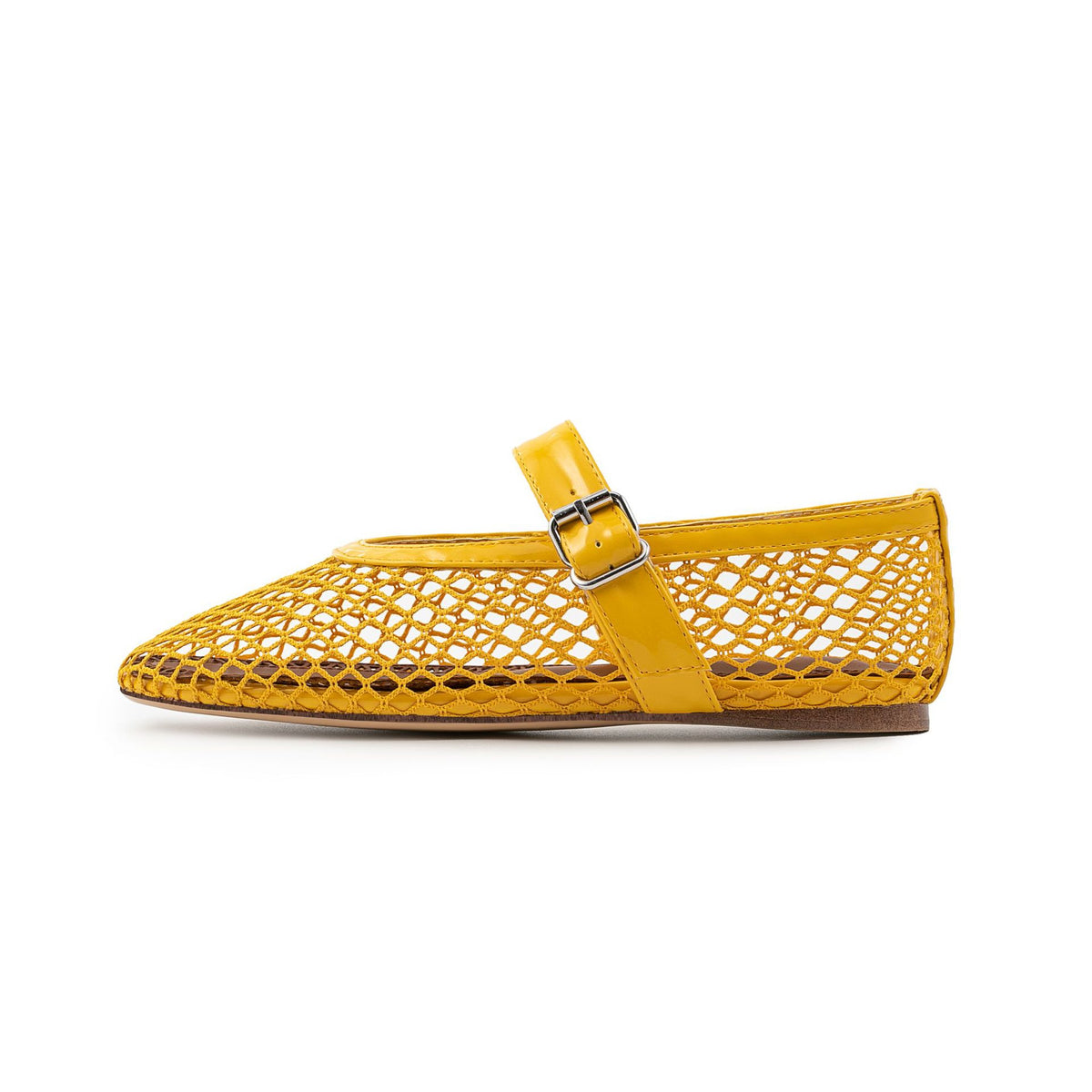 Mary Jane Mesh-Ballerinas mit Knöchelschnalle – Bild 5 | LuxeStyle